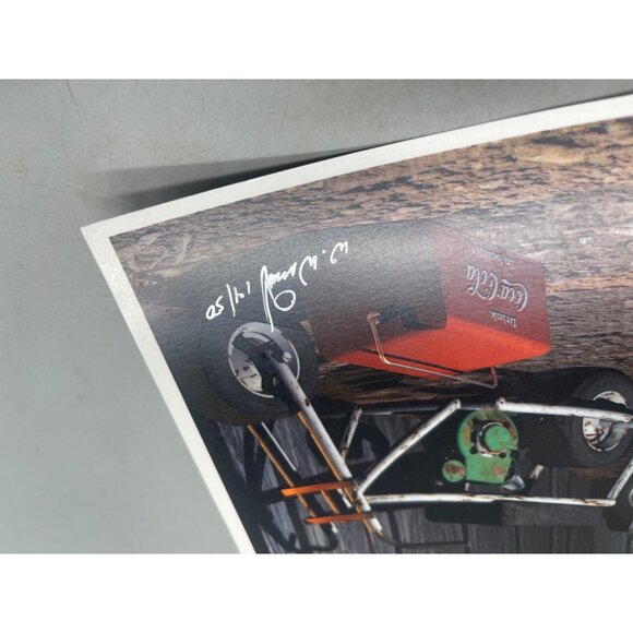 LE GM Harley Davidson motorcycle print artwork signed 14/50 16x12" READ - Picture 2 of 7